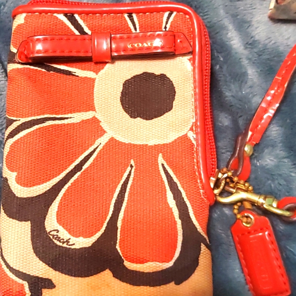 Coach wristlet